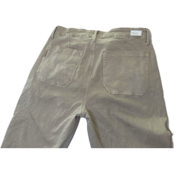 PAIGE Jeans Mayslie Jogger Khaki Grosgrain Vintage Oak 29 - Picture 9 of 10